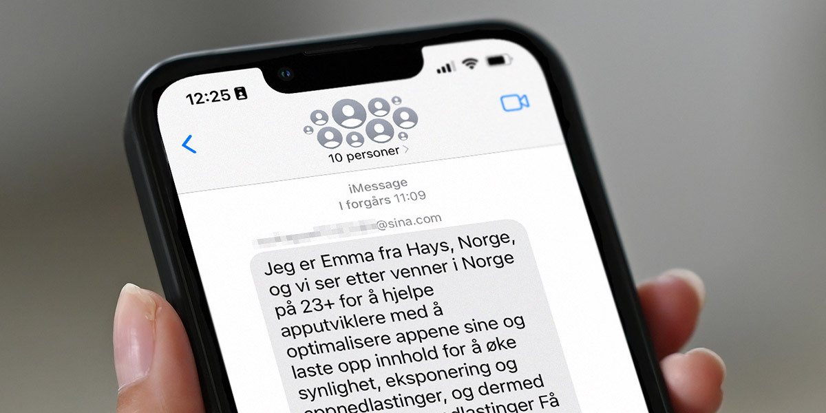 melding imessage falsk jobbtilbud digitale trusler i 2023